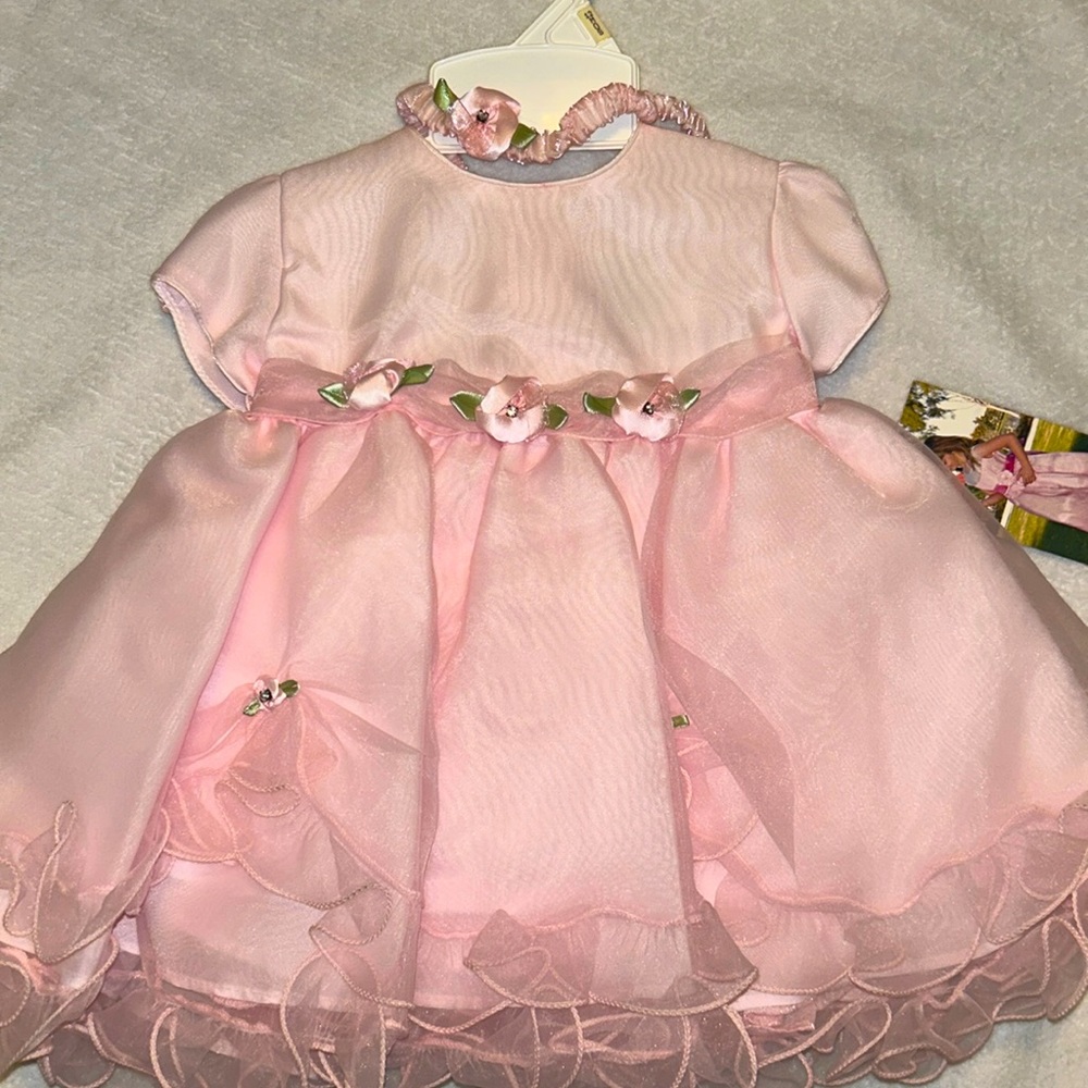 Sweet baby girl pink dress NWT